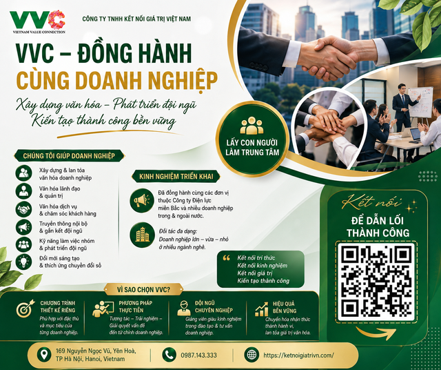 VVC - Đơn vị đ&agrave;o tạo văn h&oacute;a doanh nghiệp uy t&iacute;n hiện nay - Ảnh 3.