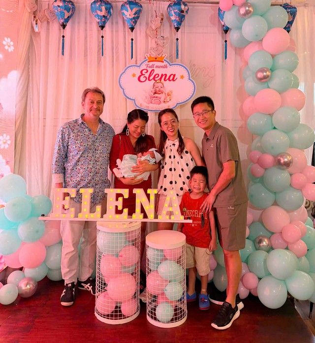 Tina Yuan làm đầy tháng cho con gái ở Singapore, mâm cỗ đậm nếp Việt - Ảnh 5.