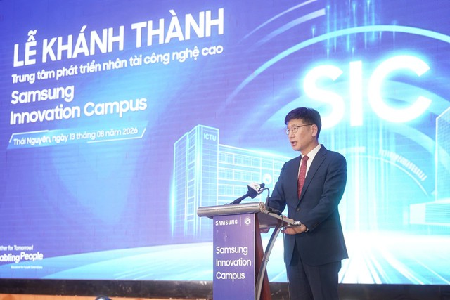 Samsung Việt Nam khánh thành Trung tâm phát triển nhân tài công nghệ cao Samsung Innovation Campus tại tỉnh Thái Nguyên - Ảnh 3.