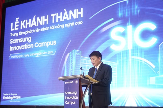 Samsung Việt Nam khánh thành Trung tâm phát triển nhân tài công nghệ cao Samsung Innovation Campus tại tỉnh Thái Nguyên - Ảnh 4.