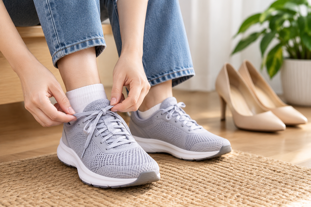 5 thói quen đi giày cần bỏ ngay- Ảnh 1.