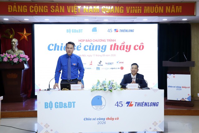 Chương trình "Chia sẻ cùng thầy cô" năm 2026 có chủ đề “Lớp học reo vui” - Ảnh 1.