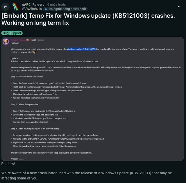 Bản v&aacute; lớn của Windows 11 lại mang theo &ldquo;combo&rdquo; văng game, m&agrave;n h&igrave;nh đen v&agrave; lỗi PIN - Ảnh 2.
