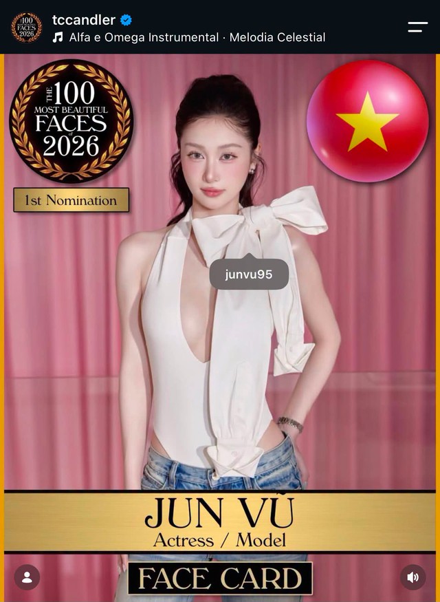 Jun Vũ được đề cử Top 100 Gương mặt đẹp nhất thế giới 2026, người ta lại quan tâm đến vòng eo 2 gang tay của cô và môn thể thao "khó nhằn" - Ảnh 1.