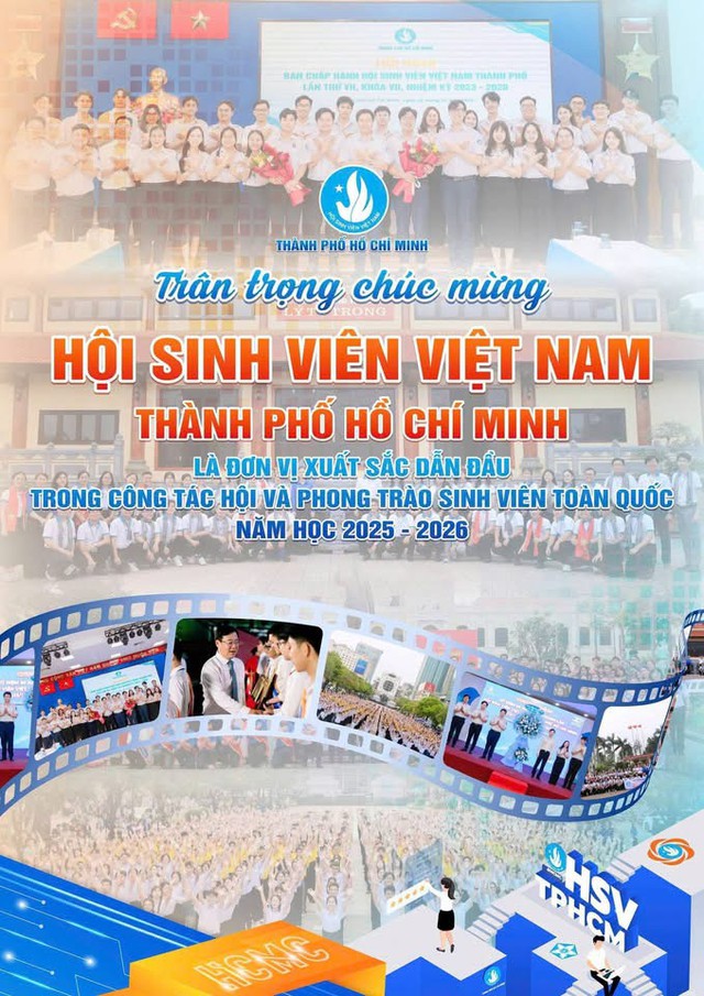 Hội Sinh viên Việt Nam Thành phố Hồ Chí Minh xuất sắc dẫn đầu công tác Hội và phong trào sinh viên năm học 2025 - 2026 - Ảnh 3.