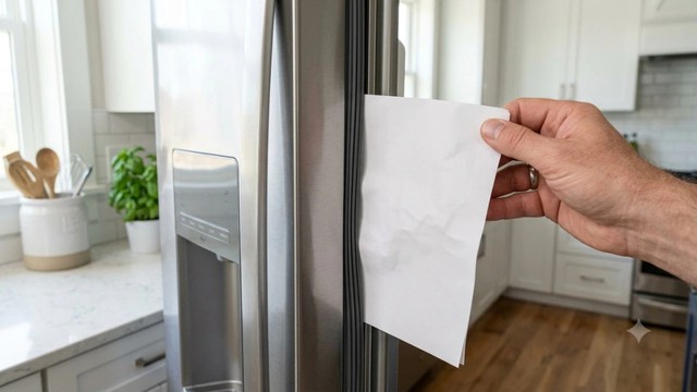 Vì sao nhiều gia đình kẹp một tờ giấy A4 vào cửa tủ lạnh? Rút ra mới phát hiện một vấn đề- Ảnh 1.