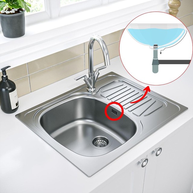 Công dụng quan trọng của chiếc lỗ nhỏ trên bồn rửa bát: Nhiều người không nghĩ ra- Ảnh 1.