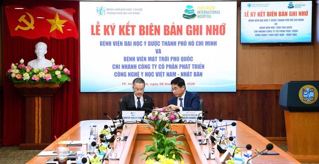 Bệnh viện Đại học Y Dược TP. Hồ Chí Minh và Bệnh viện Mặt Trời Phú Quốc ký kết hợp tác, tăng cường năng lực điều trị tại chỗ - Ảnh 2.