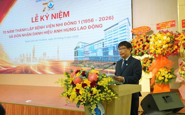Bệnh viện Nhi đồng 1 vinh dự đón nhận danh hiệu Anh hùng Lao động lần thứ 2: Hành trình 70 năm cống hiến vì tương lai trẻ em Việt Nam - Ảnh 4.