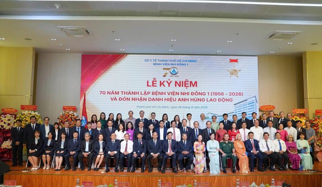 Bệnh viện Nhi đồng 1 vinh dự đón nhận danh hiệu Anh hùng Lao động lần thứ 2: Hành trình 70 năm cống hiến vì tương lai trẻ em Việt Nam - Ảnh 6.