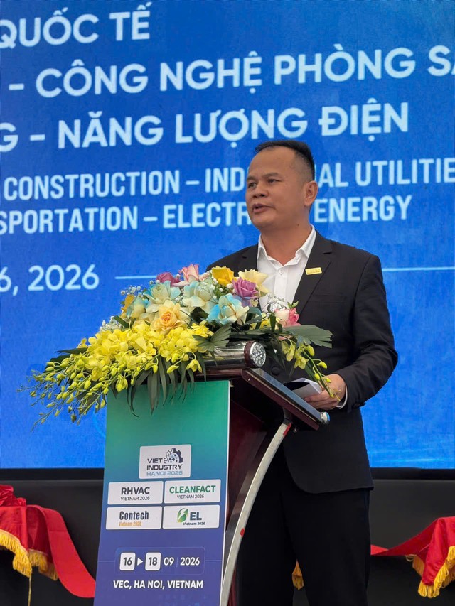 Hội Doanh nghiệp trẻ Hà Nội tham dự Lễ khai mạc Triển lãm Viet Industry 2026 - Ảnh 1.