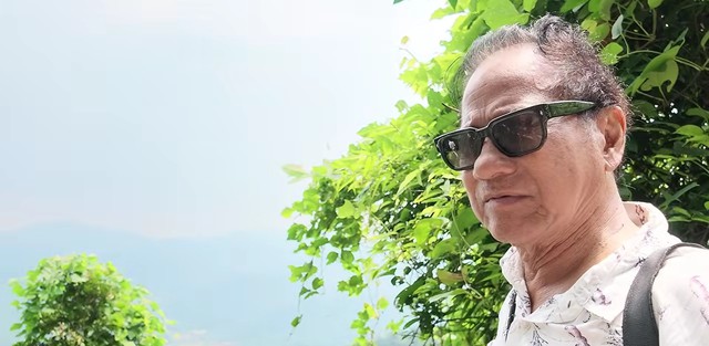 Chế Linh U90 leo bộ lên đỉnh Yên Tử: "Non sông đất nước hùng vĩ quá" - Ảnh 2.