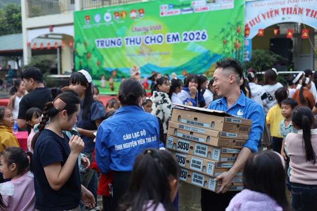 Trung thu cho em 2026: Mang yêu thương đến với các em thiếu nhi xã Vân Sơn - Ảnh 4.