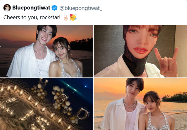Thì ra "hồng hài nhi" của Lisa đã công khai tình cảm từ hồi tháng Tư?- Ảnh 1.
