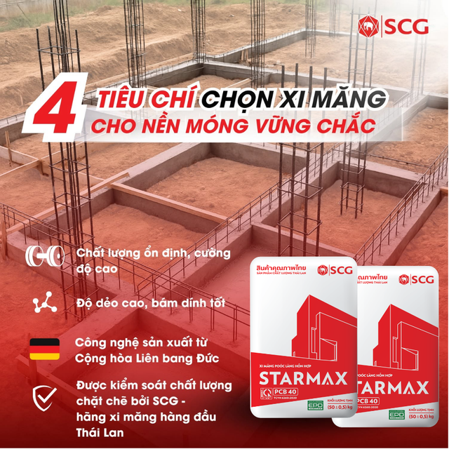 Xi măng Starmax: Xi măng đa dụng cho mọi hạng mục c&ocirc;ng tr&igrave;nh - Ảnh 1.
