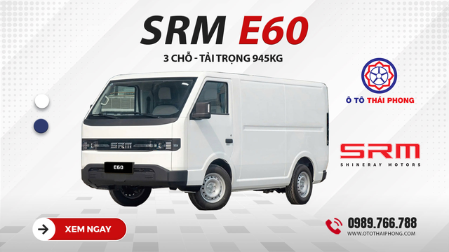 Xe van điện SRM E80 và SRM E60 - Giải pháp vận chuyển xanh cho đô thị hiện đại - Ảnh 4.