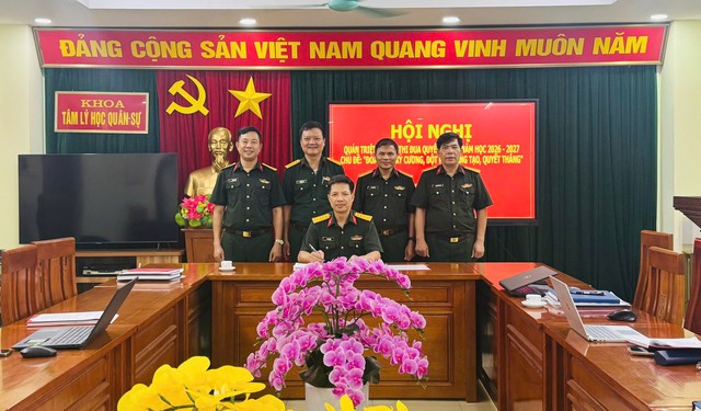 Ph&aacute;t huy truyền thống, Khoa T&acirc;m l&yacute; học Qu&acirc;n sự, Học viện Ch&iacute;nh trị vững bước v&agrave;o kỷ nguy&ecirc;n mới - Ảnh 1.