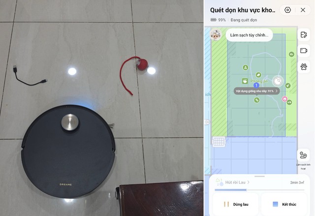 Đ&acirc;y l&agrave; chiếc robot h&uacute;t bụi lau nh&agrave; gi&aacute; ngang xe tay ga, sở hữu kh&ocirc;ng chỉ một m&agrave; tới hai &ldquo;vũ kh&iacute;&rdquo; độc đ&aacute;o- Ảnh 17.