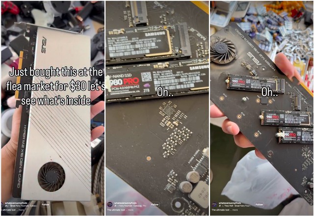 Chi 30 USD mua món đồ cũ, phát hiện “kho báu” SSD trị giá 1.500 USD bên trong- Ảnh 1.