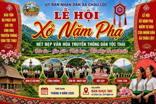 Nguồn gốc, mục đ&iacute;ch v&agrave; &yacute; nghĩa của lễ hội cầu mưa "Xỏ Nặm Phạ" x&atilde; Ch&acirc;u Lộc, tỉnh Nghệ An  - Ảnh 1.