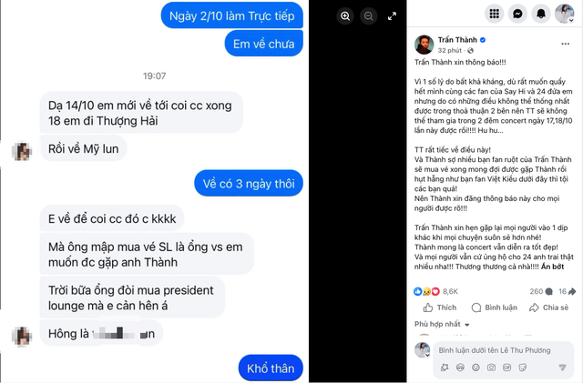 Trấn Thành thông báo khẩn, công khai tin nhắn của 1 Việt kiều Mỹ- Ảnh 1.