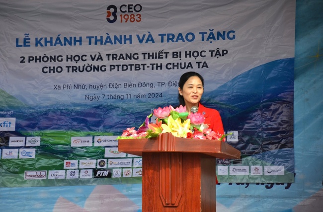 Câu lạc bộ CEO 1983: Khánh thành và bàn giao hai phòng học tại Điện Biên

- Ảnh 1.