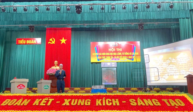 Tiểu đoàn 4, Học viện Phòng không-Không quân sôi nổi Hội thi Olympic các môn khoa học Mác - Lênin, tư tưởng Hồ Chí Minh năm 2025- Ảnh 7.
