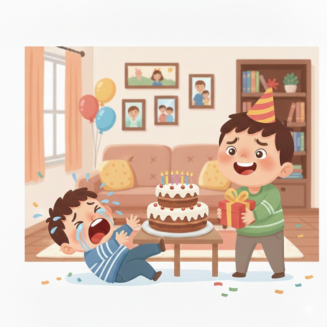 Sinh nhật anh trai nhưng mẹ v&agrave; b&agrave; ngoại đ&ograve;i qu&agrave; cho cậu em: C&oacute; 1 kiểu THI&Ecirc;N VỊ cực kỳ nhẫn t&acirc;m nhưng lại đột lốt 