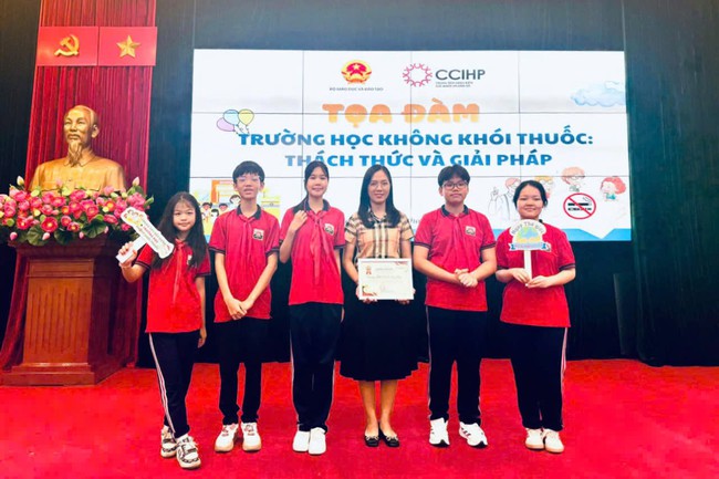 Cô Nguyễn Diễm My – Người truyền cảm hứng xây dựng "Trường học không khói thuốc"

- Ảnh 1.