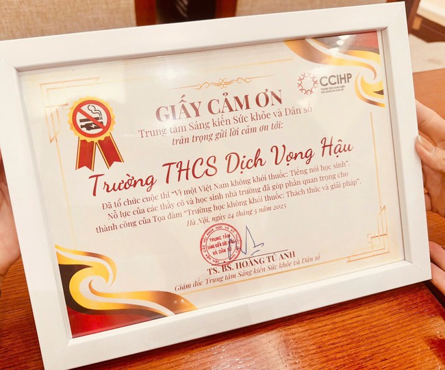 Cô Nguyễn Diễm My – Người truyền cảm hứng xây dựng "Trường học không khói thuốc"

- Ảnh 5.