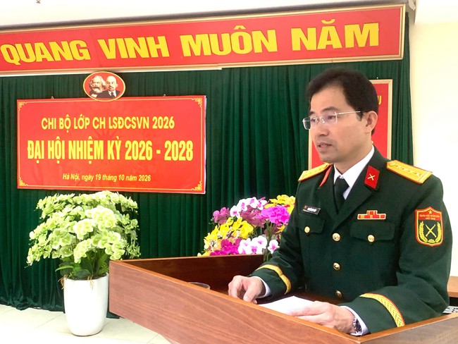 Chi bộ lớp cao học Lịch sử Đảng l&atilde;nh đạo triển khai hiệu quả hai đột ph&aacute; nhiệm kỳ 2026-2028- Ảnh 1.