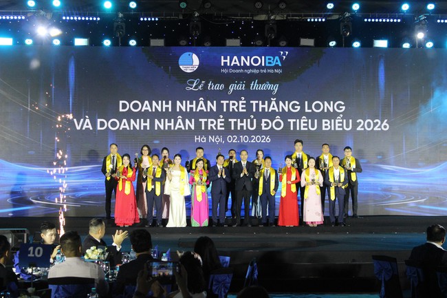 Lễ trao Giải thưởng Doanh nh&acirc;n trẻ Thăng Long v&agrave; Doanh nh&acirc;n trẻ Thủ đ&ocirc; ti&ecirc;u biểu 2026- Ảnh 2.