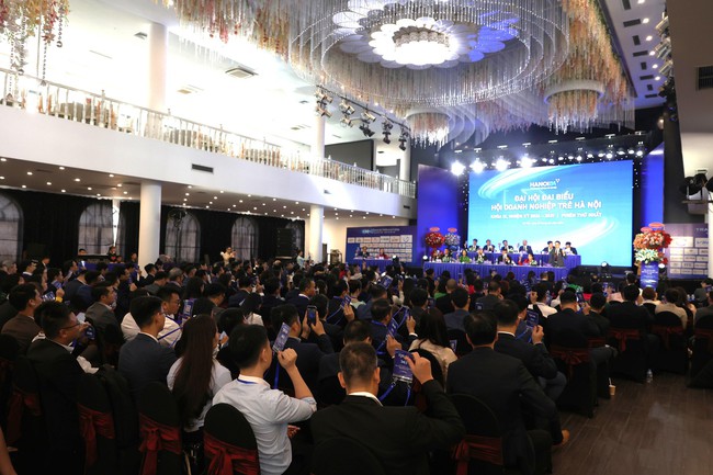 Đại hội hội doanh nghiệp trẻ H&agrave; Nội kh&oacute;a IX phi&ecirc;n thứ nhất- Ảnh 2.