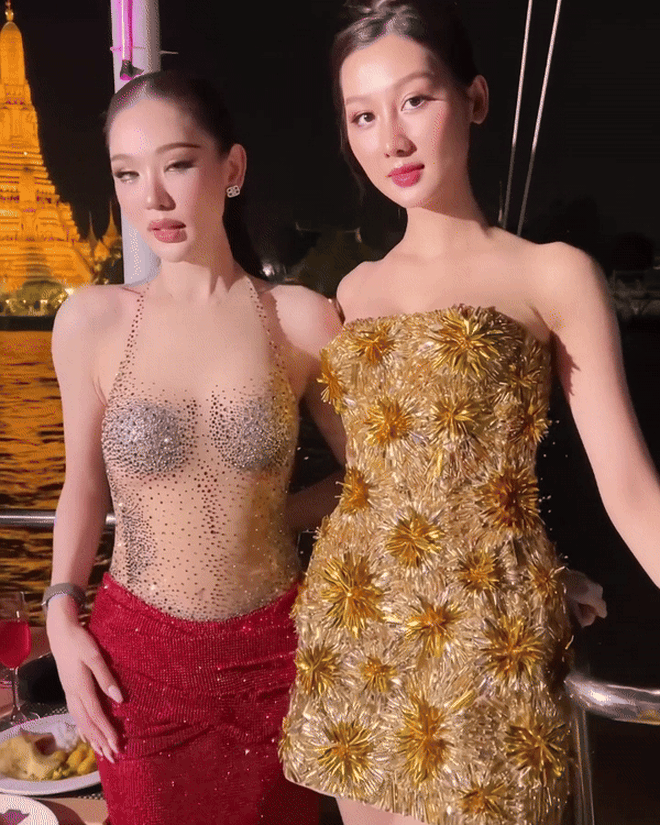Ai mà ngờ có ngày Huyền Baby và Miss Grand Thái hợp nhau đến như vậy- Ảnh 7. Ai mà ngờ có ngày Huyền Baby và Miss Grand Thái hợp nhau đến như vậy- Ảnh 7.