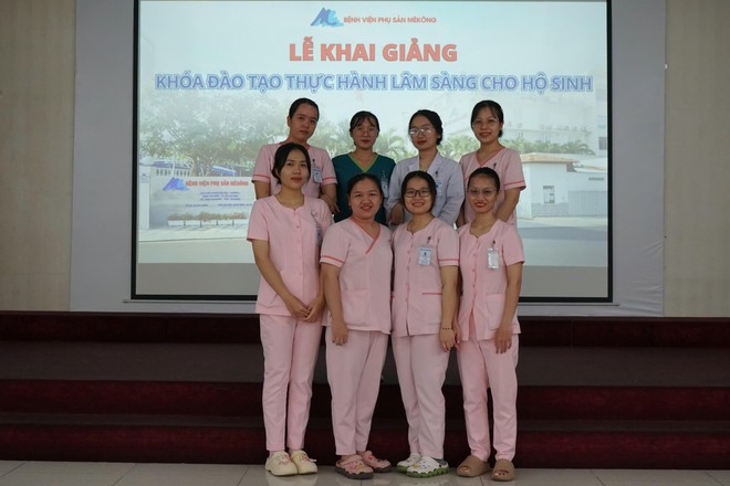 Bệnh viện phụ sản MÊKÔNG: khai giảng khóa đào tạo thực hành ngành lâm sàng dành cho hộ sinh Khóa 2 năm 2024- Ảnh 6.