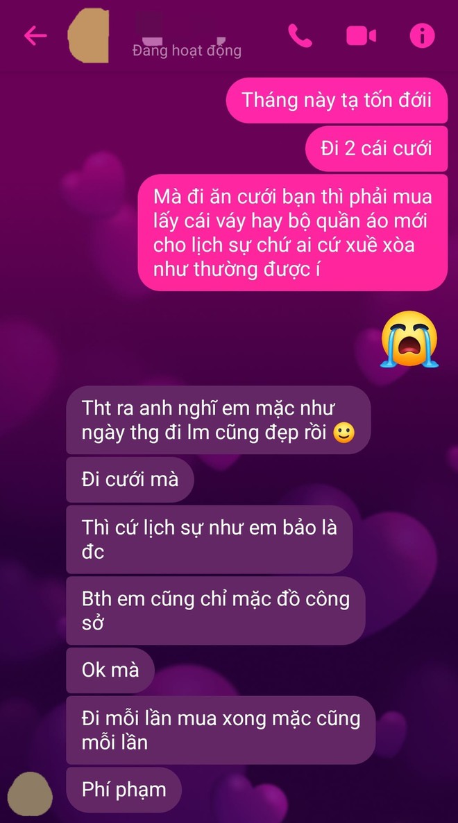 Yêu nhau 3 năm bạn trai vẫn bắt chia tiền ăn, mua váy đi đám cưới cũng bị chê hoang phí: Tuyên bố khoản tiết kiệm chung gửi mẹ giữ sau này khiến cô gái chết lặng- Ảnh 1.