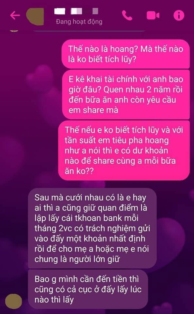 Yêu nhau 3 năm bạn trai vẫn bắt chia tiền ăn, mua váy đi đám cưới cũng bị chê hoang phí: Tuyên bố khoản tiết kiệm chung gửi mẹ giữ sau này khiến cô gái chết lặng- Ảnh 3.