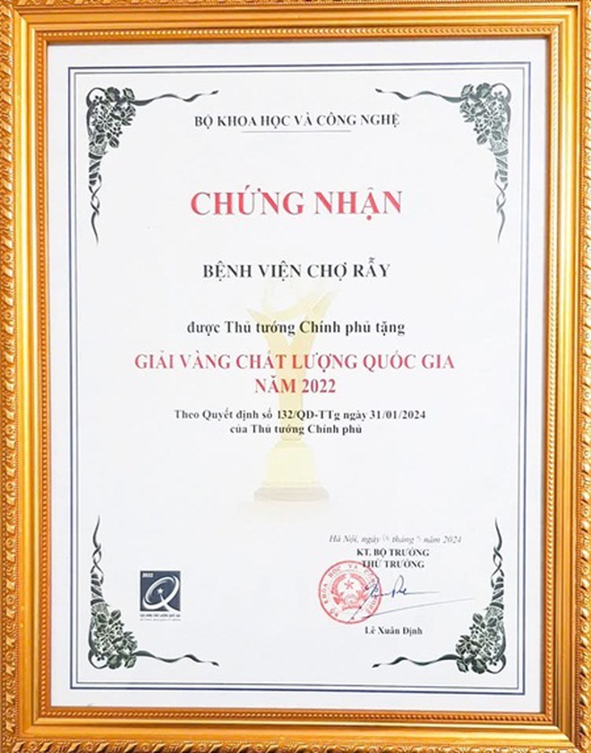 Bệnh viện Chợ Rẫy xuất sắc đạt giải thưởng vàng chất lượng Quốc gia năm 2024- Ảnh 3.