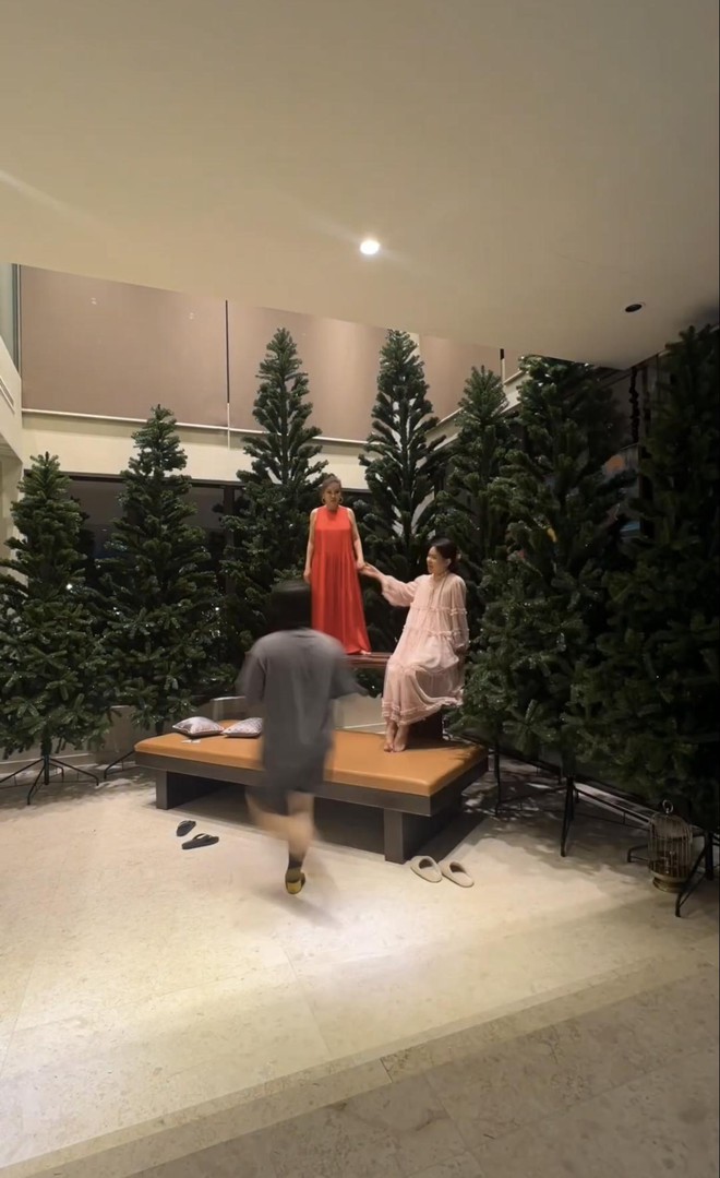 Rich Kid Gia Kỳ mua cả "rừng" thông trang trí Noel, Madame Hồng diện đồ "cực cháy" hướng dẫn xông nhà cuối năm- Ảnh 1. Rich Kid Gia Kỳ mua cả "rừng" thông trang trí Noel, Madame Hồng diện đồ "cực cháy" hướng dẫn xông nhà cuối năm- Ảnh 1.