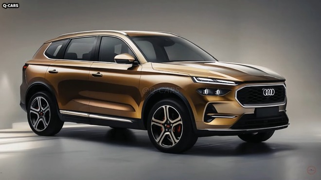 Audi Q7 2026 lộ thêm chi tiết mới: Tay nắm cửa độc lạ, nội thất dễ giống xe điện, có thể ra mắt năm sau- Ảnh 5. Audi Q7 2026 lộ thêm chi tiết mới: Tay nắm cửa độc lạ, nội thất dễ giống xe điện, có thể ra mắt năm sau- Ảnh 5.