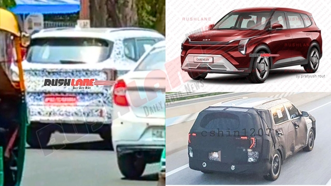 Bắt gặp Kia Carens bản điện chạy thử: Chung động cơ Creta EV, tùy chọn 6 hoặc 7 ghế, dự kiến ra mắt ngay đầu tháng 10- Ảnh 4. Bắt gặp Kia Carens bản điện chạy thử: Chung động cơ Creta EV, tùy chọn 6 hoặc 7 ghế, dự kiến ra mắt ngay đầu tháng 10- Ảnh 4.