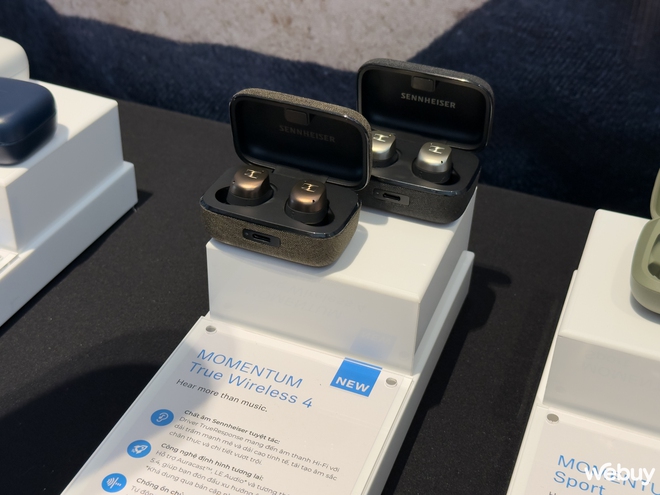 Sennheiser ra mắt MOMENTUM True Wireless 4 Gold Edition tại Việt Nam- Ảnh 2. Sennheiser ra mắt MOMENTUM True Wireless 4 Gold Edition tại Việt Nam- Ảnh 2.