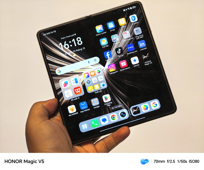 Trải nghiệm HONOR Magic V5: Cuộc đua thêm phần khốc liệt khi lựa chọn điện thoại gập đã không cần phải đánh đổi- Ảnh 31. Trải nghiệm HONOR Magic V5: Cuộc đua thêm phần khốc liệt khi lựa chọn điện thoại gập đã không cần phải đánh đổi- Ảnh 31.