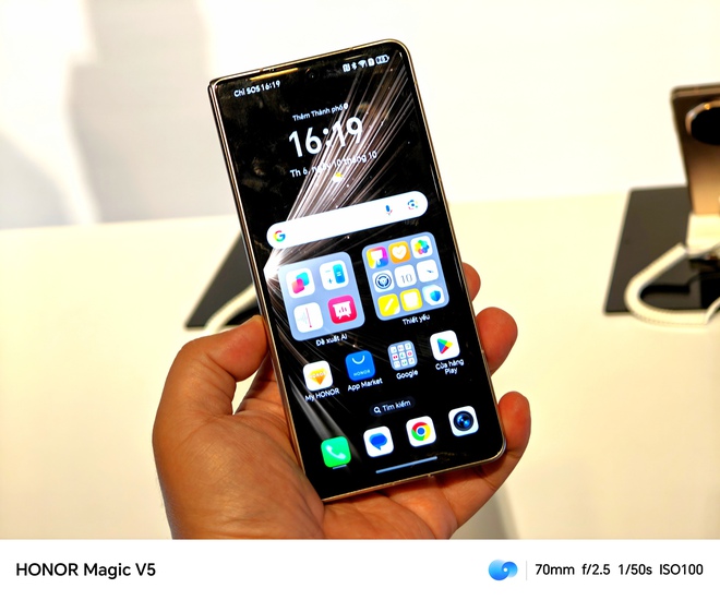 Trải nghiệm HONOR Magic V5: Cuộc đua thêm phần khốc liệt khi lựa chọn điện thoại gập đã không cần phải đánh đổi- Ảnh 32. Trải nghiệm HONOR Magic V5: Cuộc đua thêm phần khốc liệt khi lựa chọn điện thoại gập đã không cần phải đánh đổi- Ảnh 32.