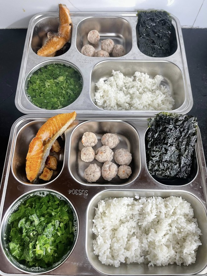 Chỉ mất 20 phút để 1 mẹ ở Hà Nội chuẩn bị khay cơm suất chất lượng cao cho con, 2 bạn nhỏ thích mê, ngày nào cũng háo hức đợi- Ảnh 16. Chỉ mất 20 phút để 1 mẹ ở Hà Nội chuẩn bị khay cơm suất chất lượng cao cho con, 2 bạn nhỏ thích mê, ngày nào cũng háo hức đợi- Ảnh 16.