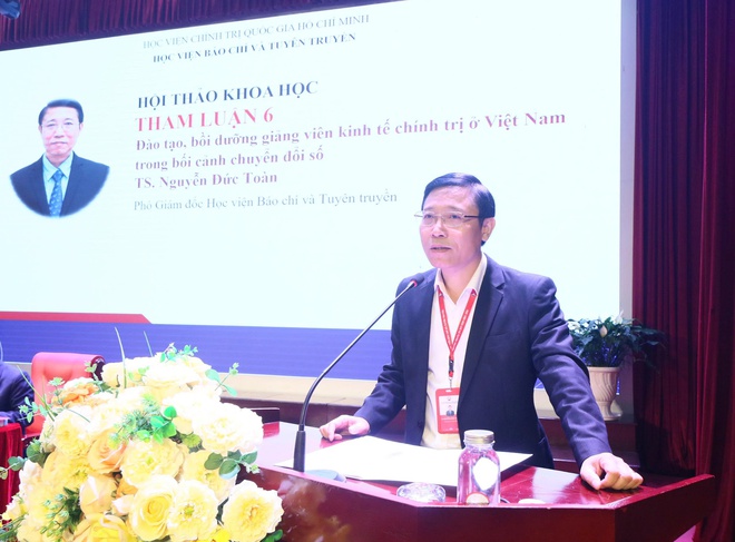 Hội thảo khoa học quốc tế “Đào tạo, bồi dưỡng lý luận chính trị ở Việt Nam và Lào: Thực tiễn và kinh nghiệm”- Ảnh 9.