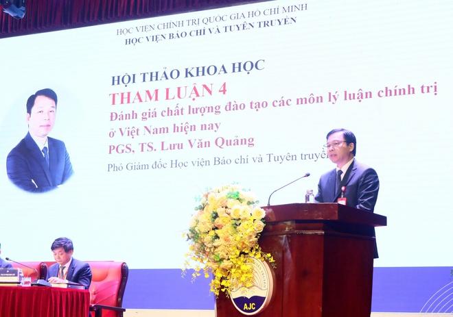 Hội thảo khoa học quốc tế “Đào tạo, bồi dưỡng lý luận chính trị ở Việt Nam và Lào: Thực tiễn và kinh nghiệm”- Ảnh 6.
