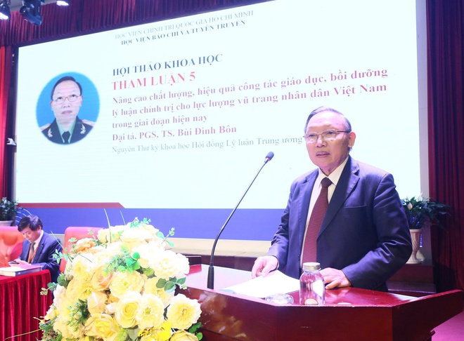 Hội thảo khoa học quốc tế “Đào tạo, bồi dưỡng lý luận chính trị ở Việt Nam và Lào: Thực tiễn và kinh nghiệm”- Ảnh 8.