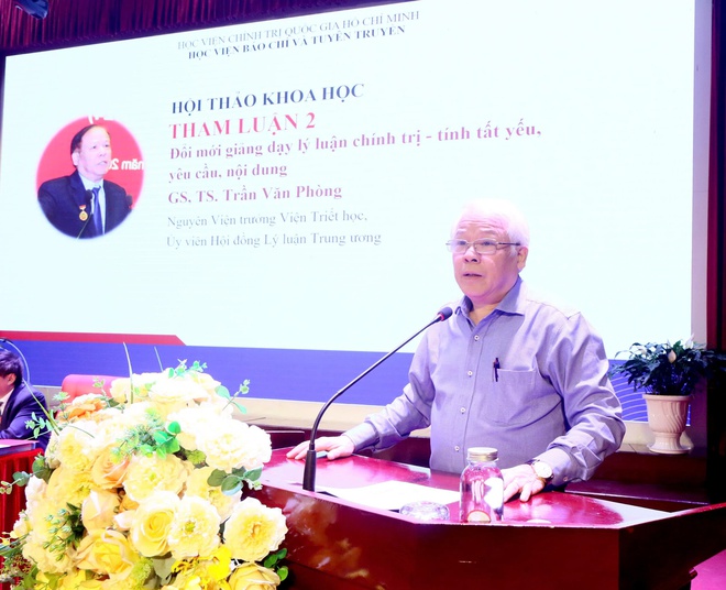 Hội thảo khoa học quốc tế “Đào tạo, bồi dưỡng lý luận chính trị ở Việt Nam và Lào: Thực tiễn và kinh nghiệm”- Ảnh 5.