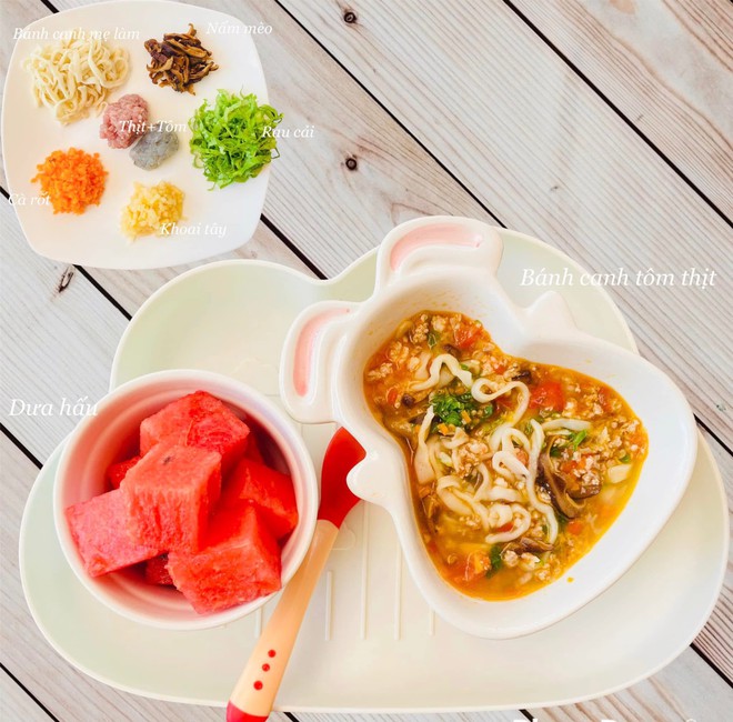 Thực đơn ăn dặm cho "khách VIP" 14 tháng tuổi siêu đỉnh của 1 mom ở Hà Nội, khiến hội các mẹ thi nhau đòi gửi con sang "ăn chực"- Ảnh 3.